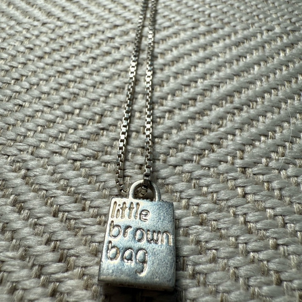 Bloomingdale's Silver Pendant Necklace